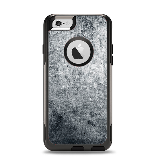The Grungy Gray Textured Surface Apple iPhone 6 Otterbox Commuter Case Skin Set