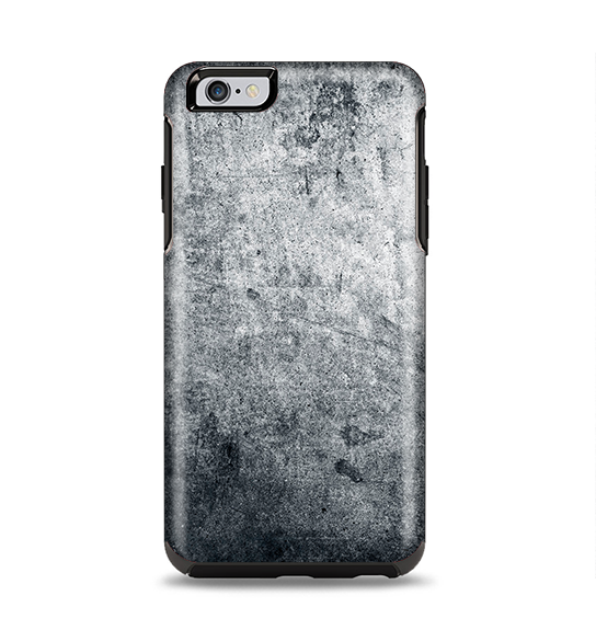 The Grungy Gray Textured Surface Apple iPhone 6 Plus Otterbox Symmetry Case Skin Set