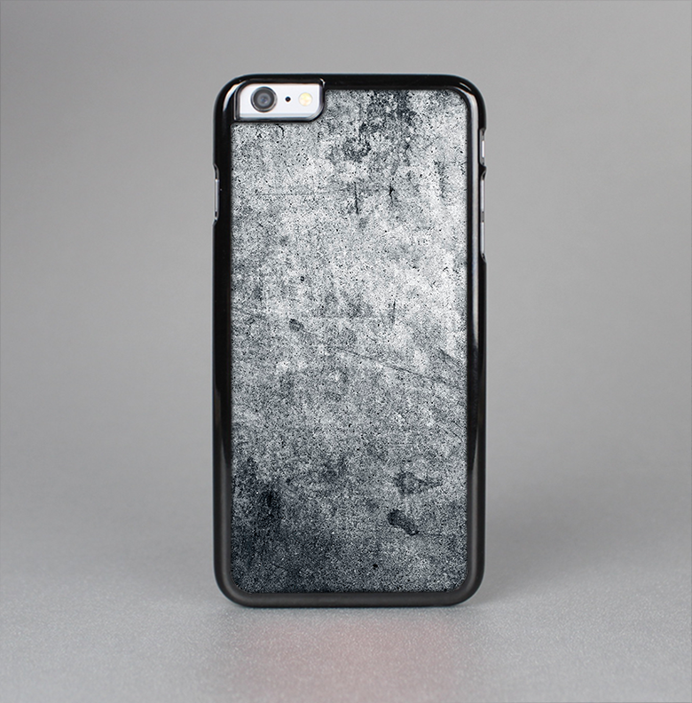 The Grungy Gray Textured Surface Skin-Sert Case for the Apple iPhone 6 Plus
