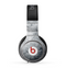 The Grungy Gray Textured Surface Skin for the Beats by Dre Pro Headphones
