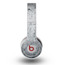The Grungy Gray Textured Surface Skin for the Original Beats by Dre Wireless Headphones