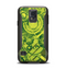 The Grungy Green Messy Pattern V2 Samsung Galaxy S5 Otterbox Commuter Case Skin Set