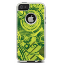 The Grungy Green Messy Pattern V2 Skin For The iPhone 5-5s Otterbox Commuter Case
