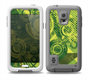 The Grungy Green Messy Pattern V2 Skin Samsung Galaxy S5 frē LifeProof Case