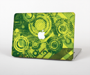 The Grungy Green Messy Pattern V2 Skin for the Apple MacBook Air 13"