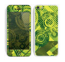 The Grungy Green Messy Pattern V2 Skin for the Apple iPhone 5c
