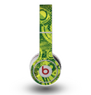 The Grungy Green Messy Pattern V2 Skin for the Original Beats by Dre Wireless Headphones
