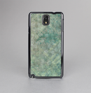 The Grungy Green Painted Fabric Skin-Sert Case for the Samsung Galaxy Note 3