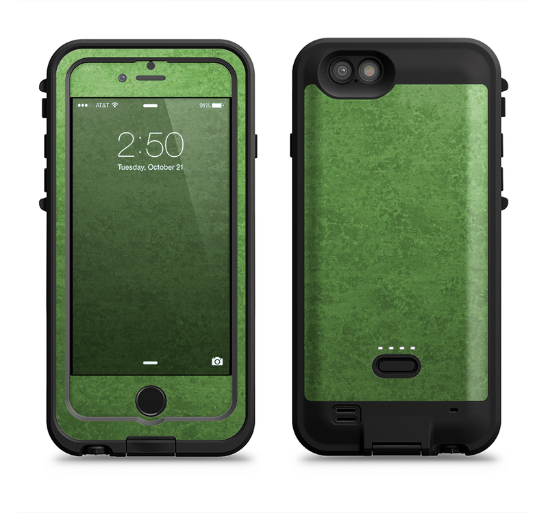 The Grungy Green Surface Apple iPhone 6/6s LifeProof Fre POWER Case Skin Set