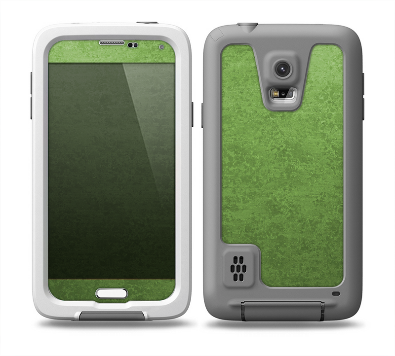 The Grungy Green Surface Skin for the Samsung Galaxy S5 frē LifeProof Case