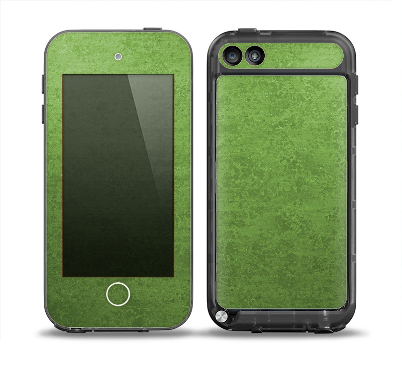 The Grungy Green Surface Skin for the iPod Touch 5th Generation frē LifeProof Case