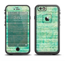 The Grungy Horizontal Green Lines Apple iPhone 6/6s LifeProof Fre Case Skin Set