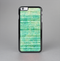 The Grungy Horizontal Green Lines Skin-Sert Case for the Apple iPhone 6 Plus