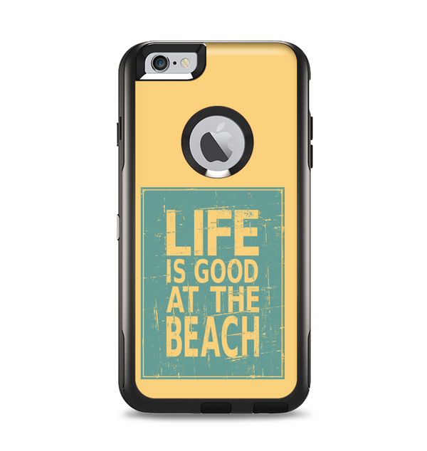 The Grungy Life Is Good At The Beach Apple iPhone 6 LifeProof Nuud Case Skin Set