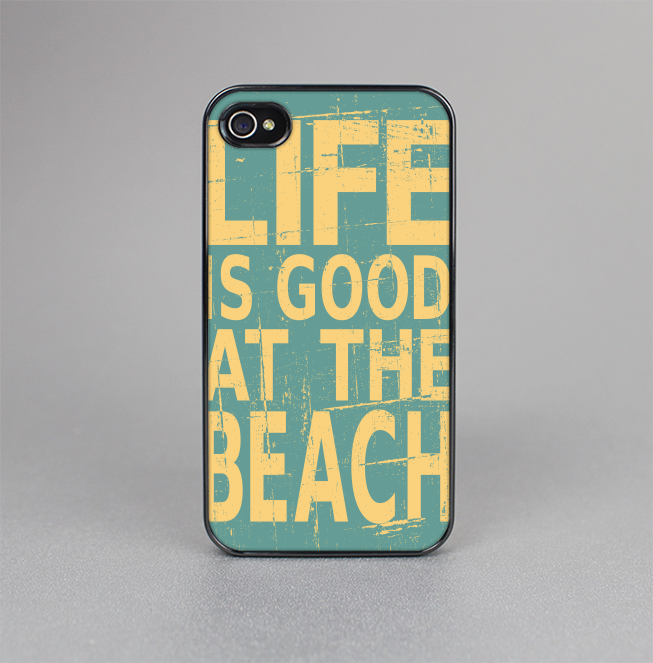 The Grungy Life Is Good At The Beach Skin-Sert for the Apple iPhone 4-4s Skin-Sert Case