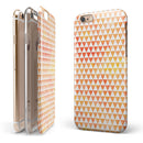 The Grungy Orange Surface with Micro Triangles iPhone 6/6s or 6/6s Plus 2-Piece Hybrid INK-Fuzed Case