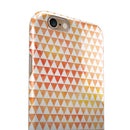 The Grungy Orange Surface with Micro Triangles iPhone 6/6s or 6/6s Plus 2-Piece Hybrid INK-Fuzed Case
