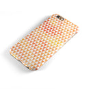 The Grungy Orange Surface with Micro Triangles iPhone 6/6s or 6/6s Plus 2-Piece Hybrid INK-Fuzed Case