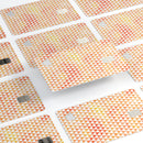 The Grungy Orange Surface with Micro Triangles  - Premium Protective Decal Skin-Kit for the Apple Credit Card