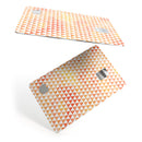 The Grungy Orange Surface with Micro Triangles  - Premium Protective Decal Skin-Kit for the Apple Credit Card