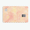 The Grungy Orange Surface with Micro Triangles  - Premium Protective Decal Skin-Kit for the Apple Credit Card
