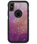 The Grungy Purple and Orange Scratched Surface  2 - iPhone X OtterBox Case & Skin Kits