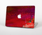 The Grungy Red Abstract Paint Skin Set for the Apple MacBook Pro 15" with Retina Display
