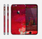 The Grungy Red Abstract Paint Skin for the Apple iPhone 6