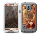 The Grungy Red Panel V3 Skin for the Samsung Galaxy S5 frē LifeProof Case