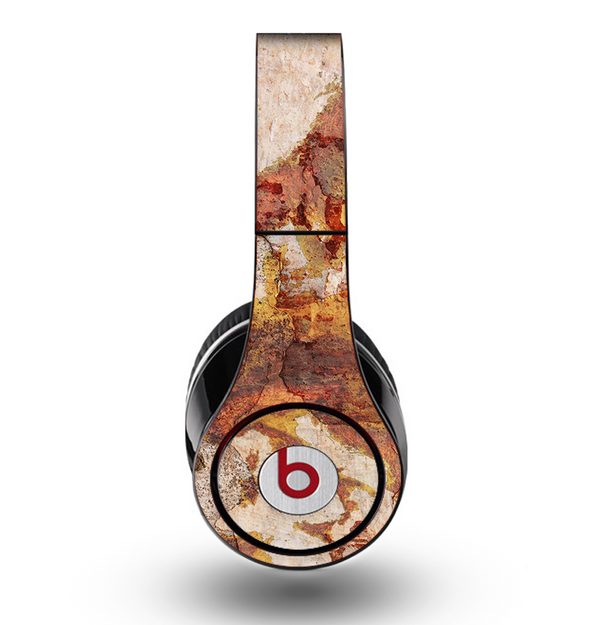 The Grungy Red Panel V3 Skin for the Original Beats by Dre Studio Headphones