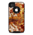 The Grungy Red Panel V3 Skin for the iPhone 4-4s OtterBox Commuter Case