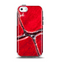 The Grungy Red Scale Texture Apple iPhone 5c Otterbox Symmetry Case Skin Set