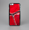 The Grungy Red Scale Texture Skin-Sert Case for the Apple iPhone 6 Plus
