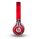 The Grungy Red Scale Texture Skin for the Beats by Dre Mixr Headphones