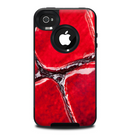 The Grungy Red Scale Texture Skin for the iPhone 4-4s OtterBox Commuter Case