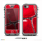 The Grungy Red Scale Texture Skin for the iPhone 5c nüüd LifeProof Case