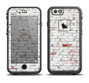 The Grungy Red & White Brick Wall Apple iPhone 6/6s LifeProof Fre Case Skin Set