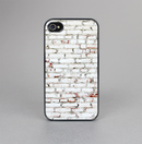 The Grungy Red & White Brick Wall Skin-Sert for the Apple iPhone 4-4s Skin-Sert Case