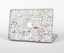 The Grungy Red & White Brick Wall Skin Set for the Apple MacBook Pro 15" with Retina Display