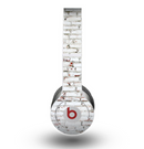The Grungy Red & White Brick Wall Skin for the Beats by Dre Original Solo-Solo HD Headphones