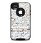 The Grungy Red & White Brick Wall Skin for the iPhone 4-4s OtterBox Commuter Case