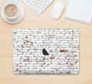 The Grungy Red & White Brick Wall Skin Kit for the 12" Apple MacBook (A1534)