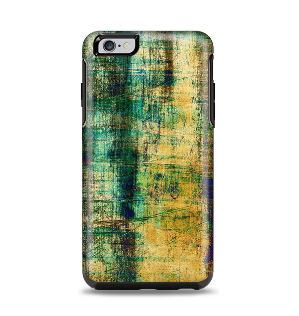 The Grungy Scratched Surface V3 Apple iPhone 6 Plus Otterbox Symmetry Case Skin Set