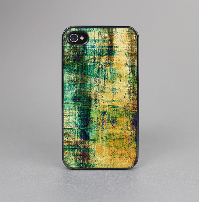 The Grungy Scratched Surface V3 Skin-Sert for the Apple iPhone 4-4s Skin-Sert Case