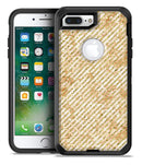 The Grungy Tan Slanted Lines - iPhone 7 Plus/8 Plus OtterBox Case & Skin Kits