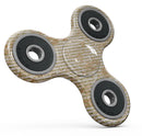 The Grungy Tan Slanted Lines Full-Body Fidget Spinner Skin-Kit