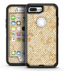 The Grungy Tan Slanted Lines - iPhone 7 Plus/8 Plus OtterBox Case & Skin Kits