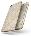 The Grungy Tan Slanted Lines - Skin-kit for the iPhone 8 or 8 Plus