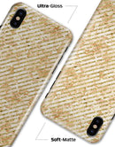 The Grungy Tan Slanted Lines - iPhone X Clipit Case
