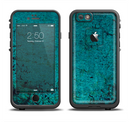 The Grungy Teal Surface Apple iPhone 6/6s LifeProof Fre Case Skin Set
